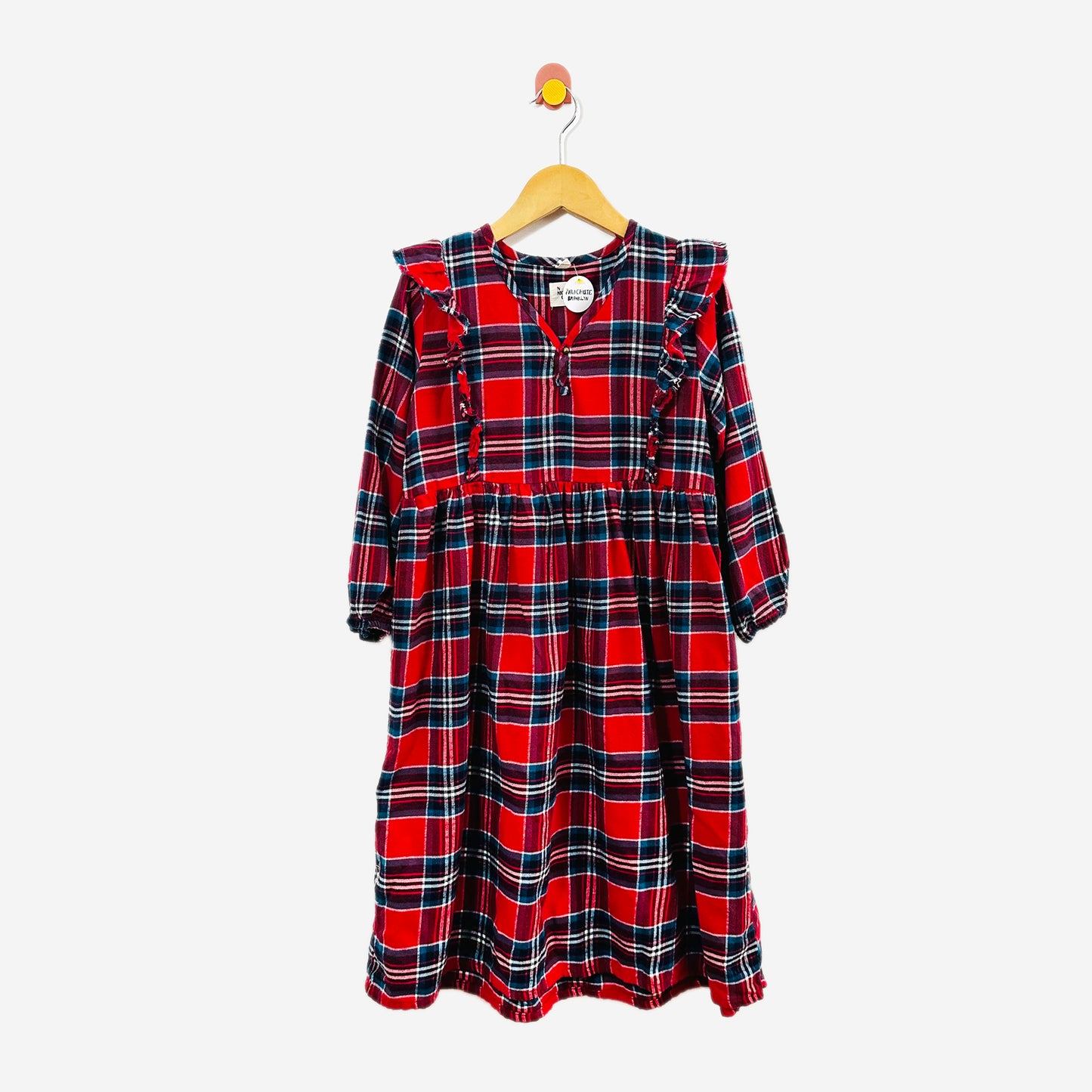 Nico Nico Plaid Flannel Dress / 8Y