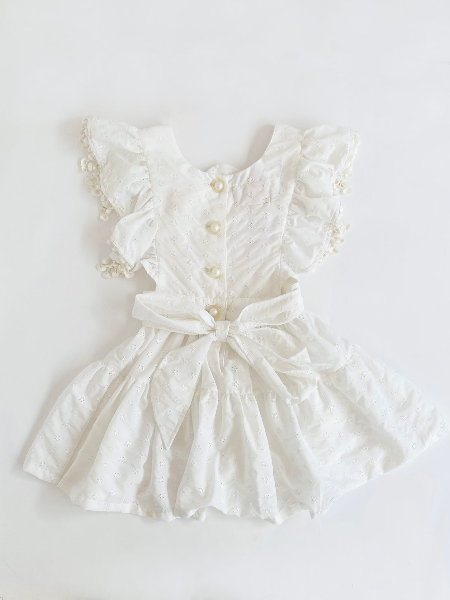 Eyelet Shell Dress / 6-7Y