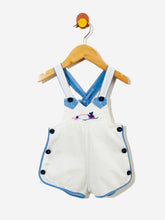 Load image into Gallery viewer, Vintage embroidered shortalls / 12M