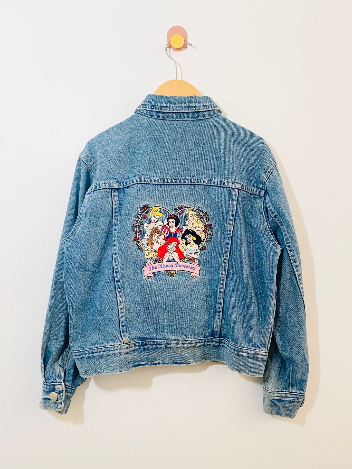 vintage disney princesses denim jacket  / 10-12y