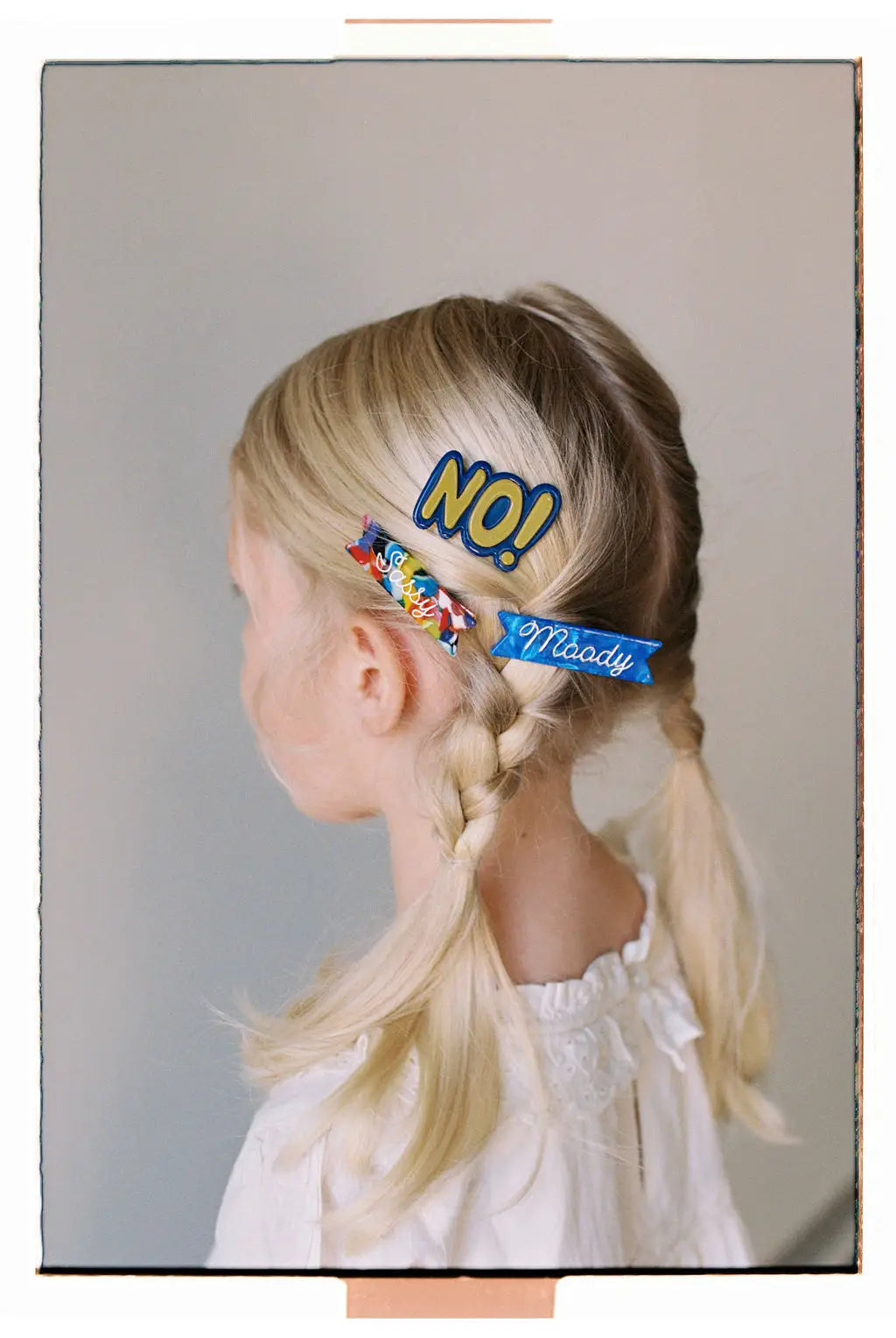 Kids "sassy" hair clip by Eugenia Kids