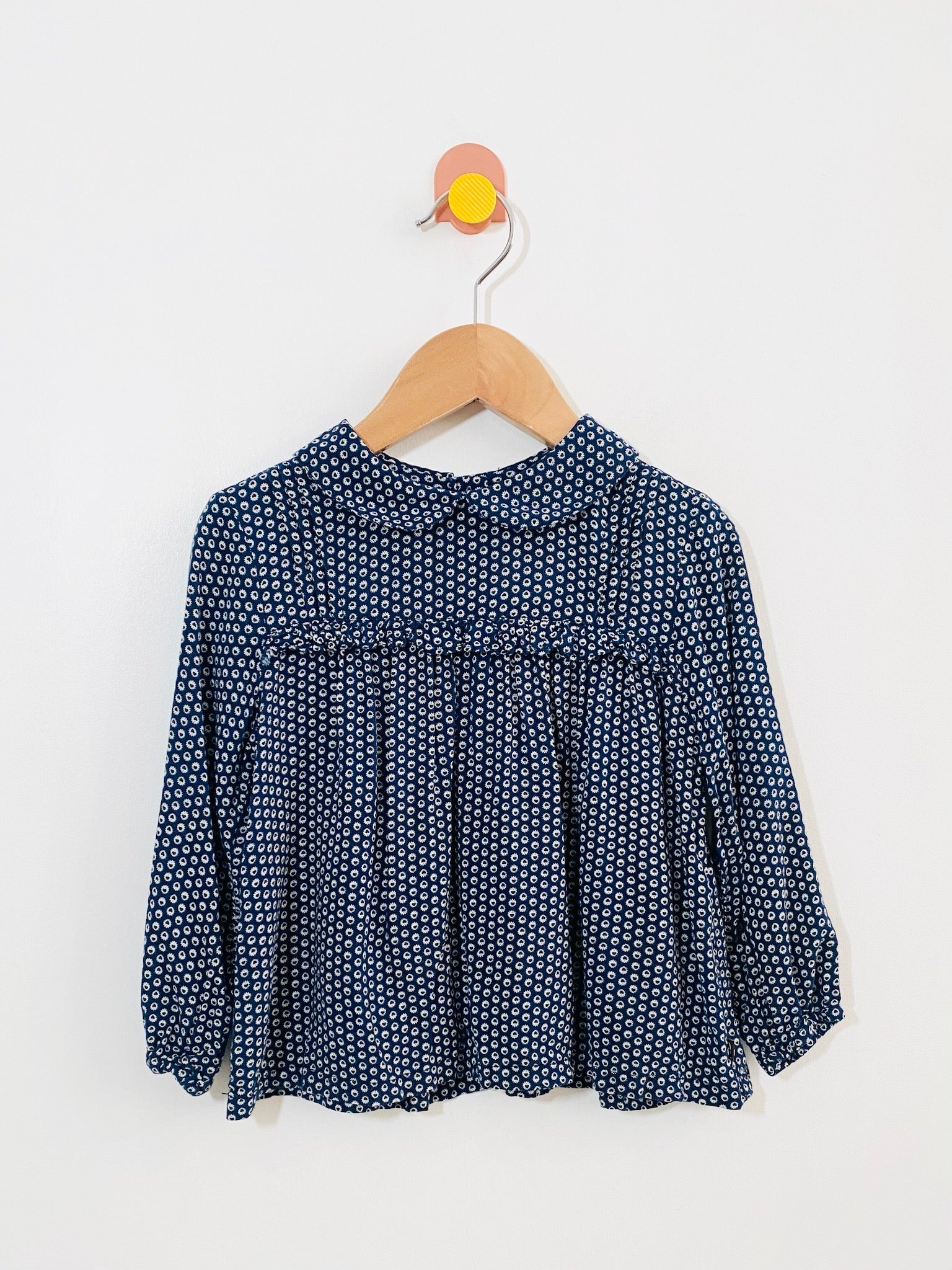 Choco-el collared blouse / 4Y