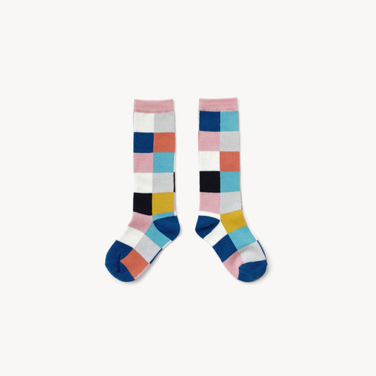 Knee High Socks - Color Squares