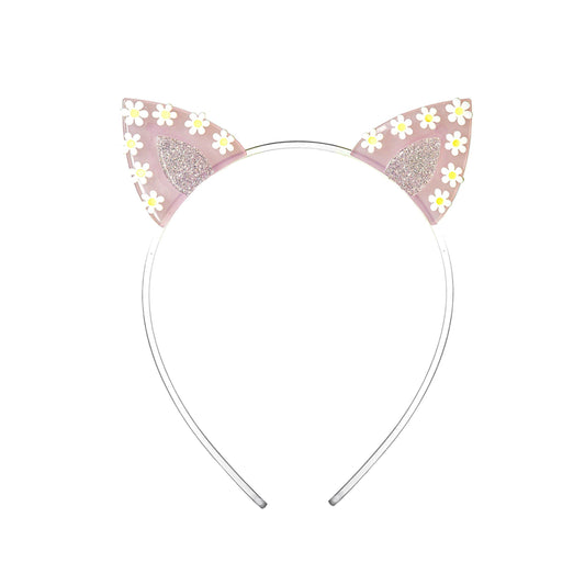 Lilies & Roses NY Daisy Ears Headband-Pink