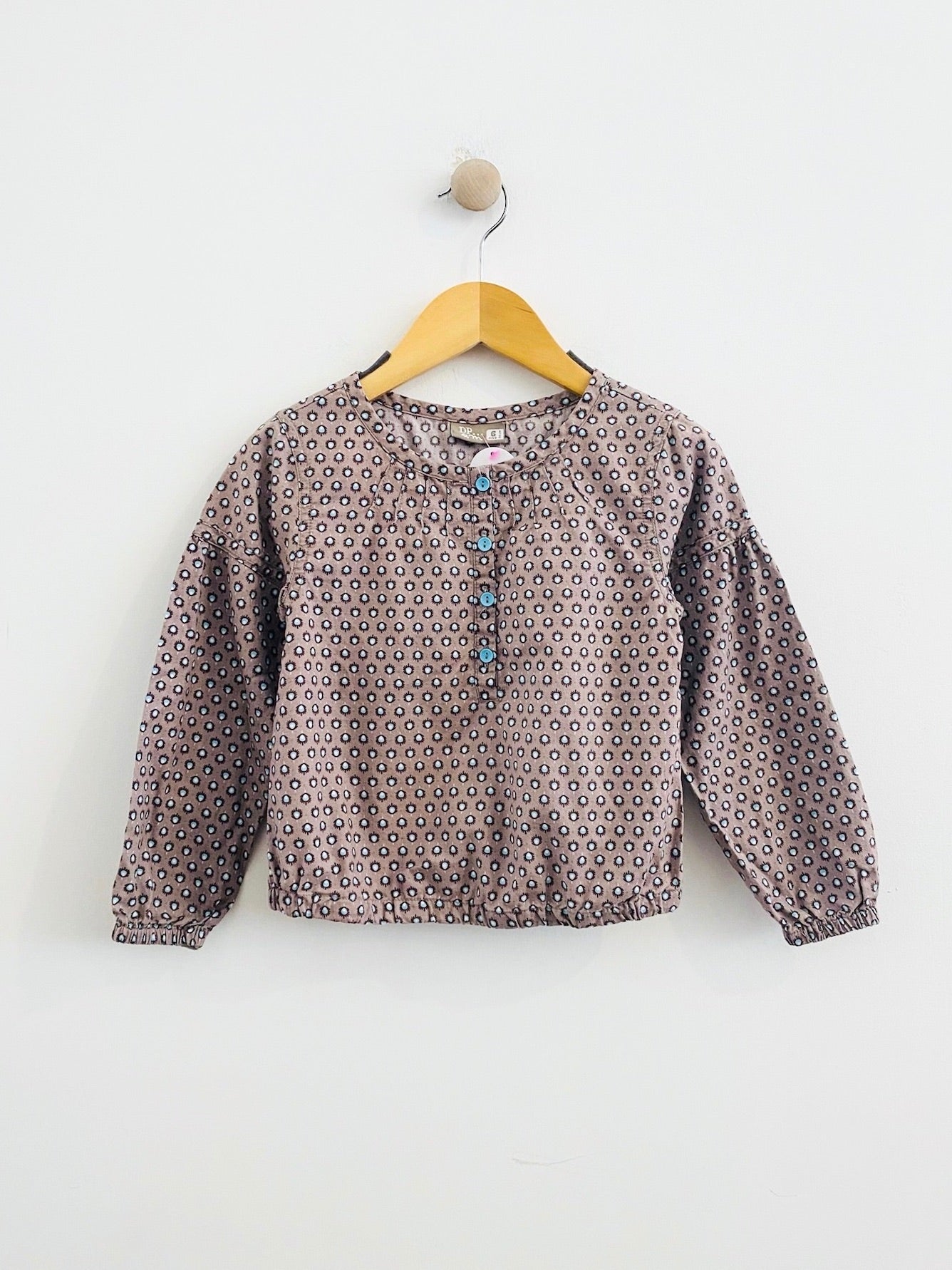 du pareil au meme printed long sleeve top / 6y