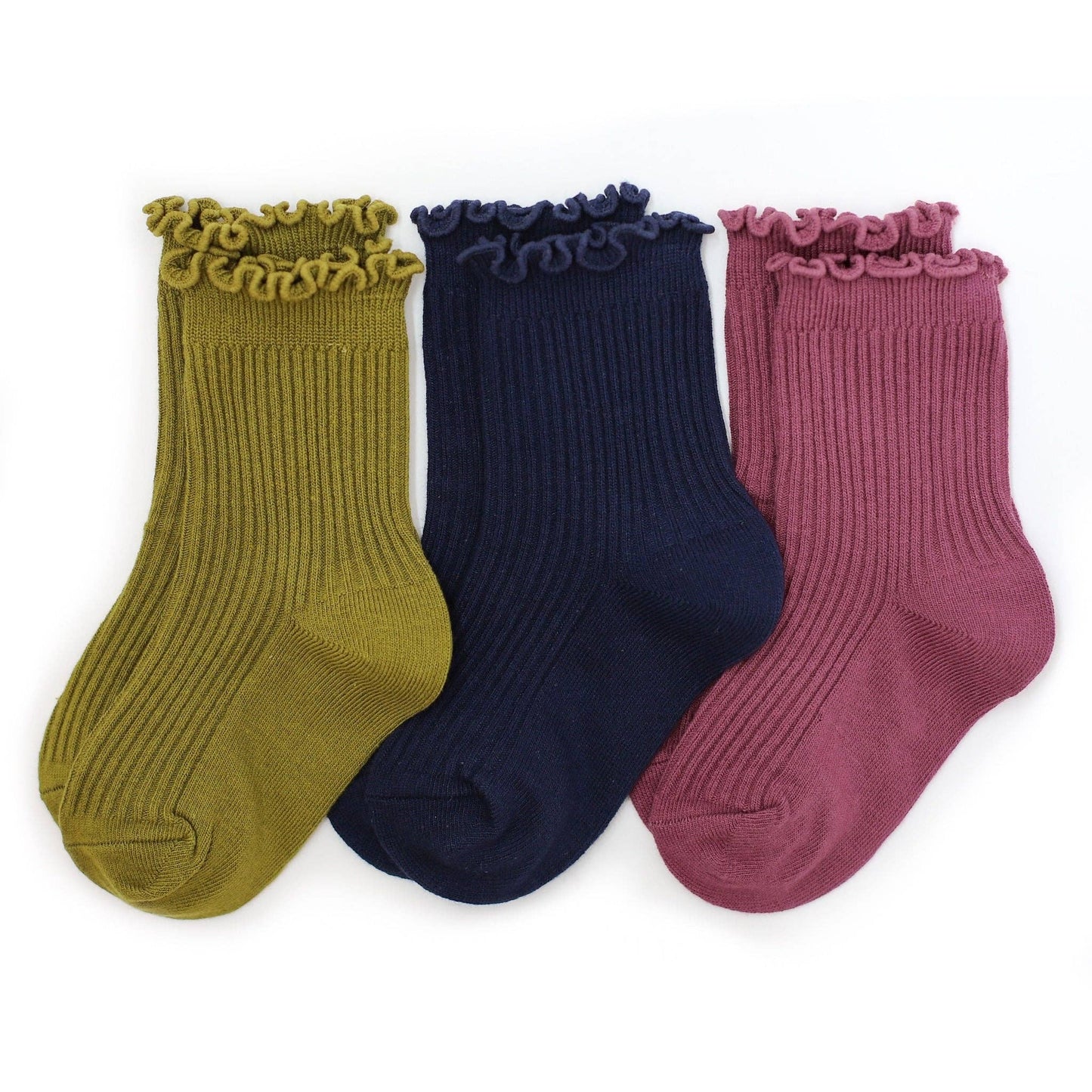 Bookworm Lettuce Trim Midi Sock 3pk