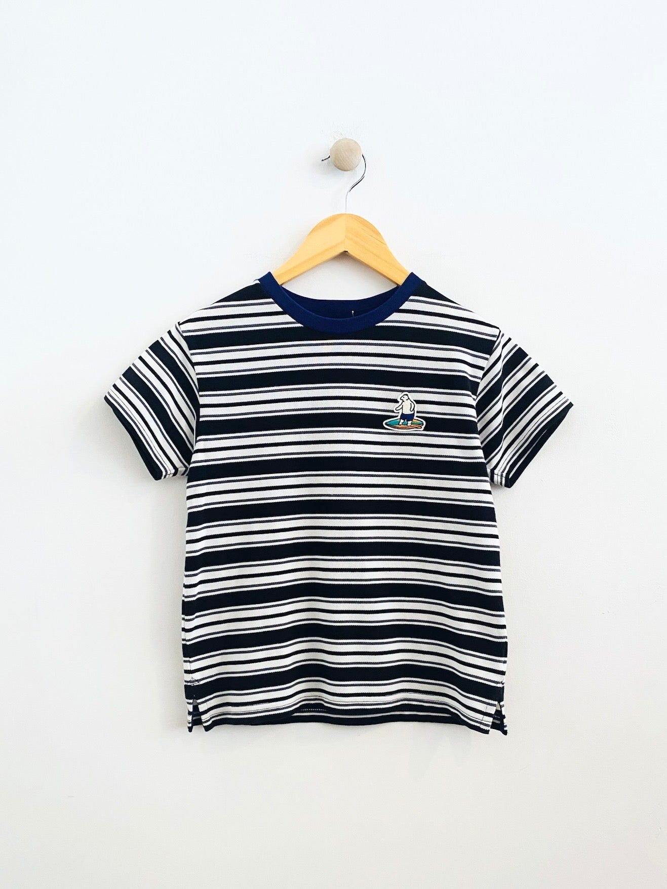 breeze pique striped shirt / 10y
