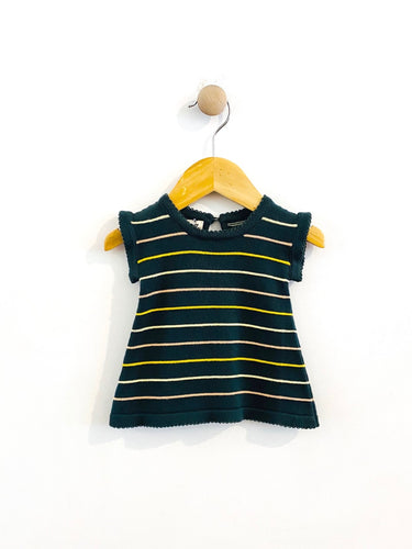 knit striped top / NB