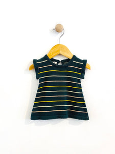 knit striped top / NB