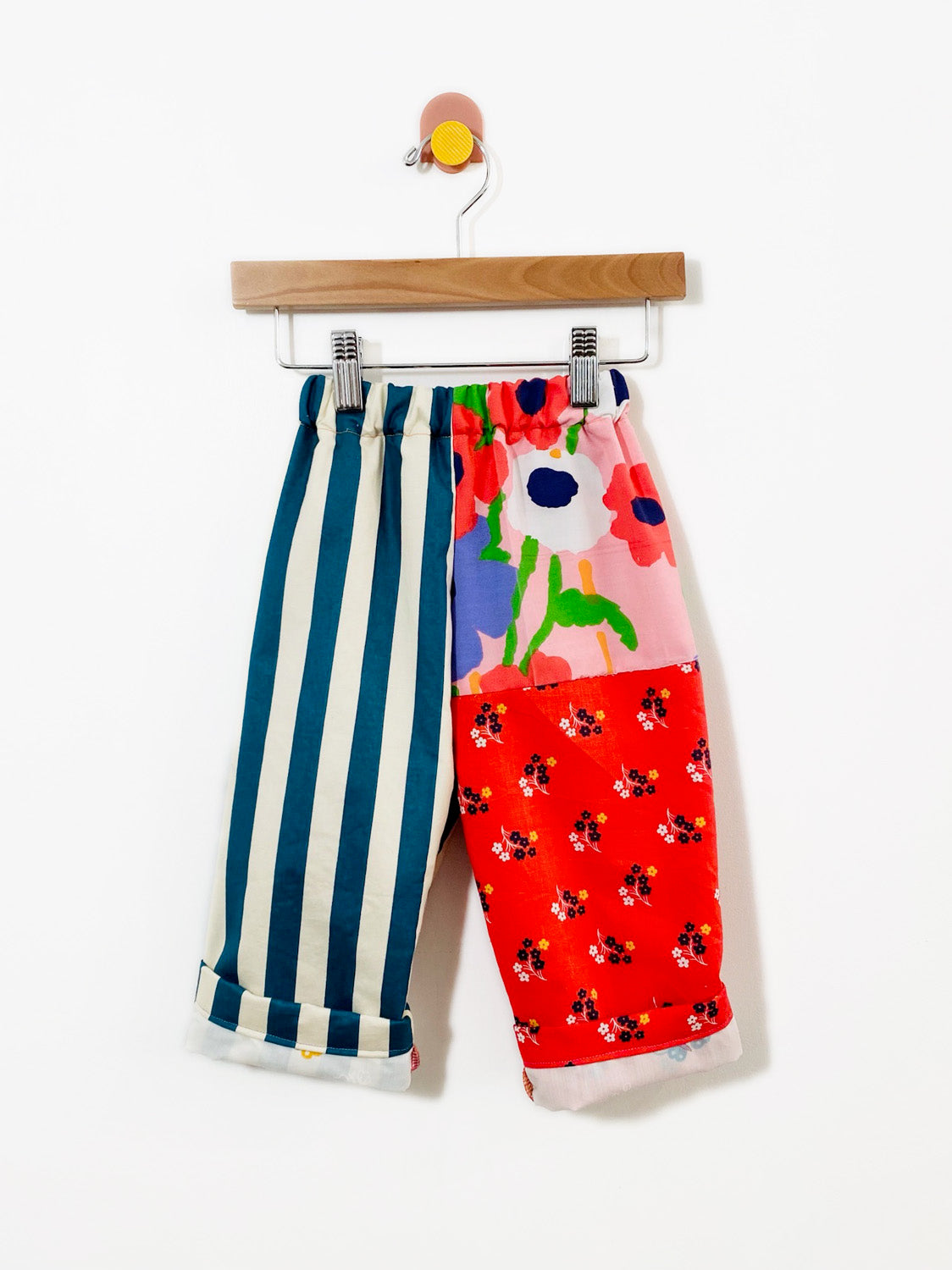 Mmoody upcycled patchwork pants / 2Y