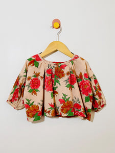 Lulaland floral print top / 6M