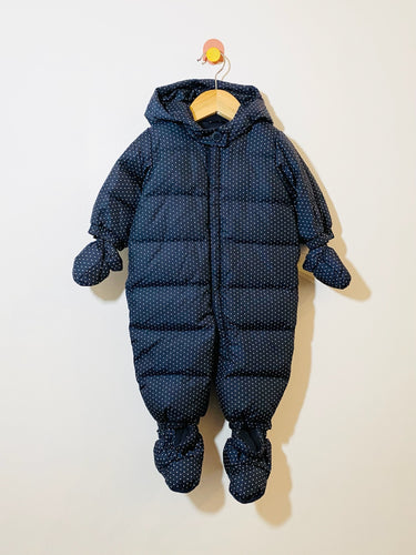 Baby Gap polka dot snowsuit / 0-6m