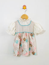 Load image into Gallery viewer, Vintage puff sleeve dress / 9M