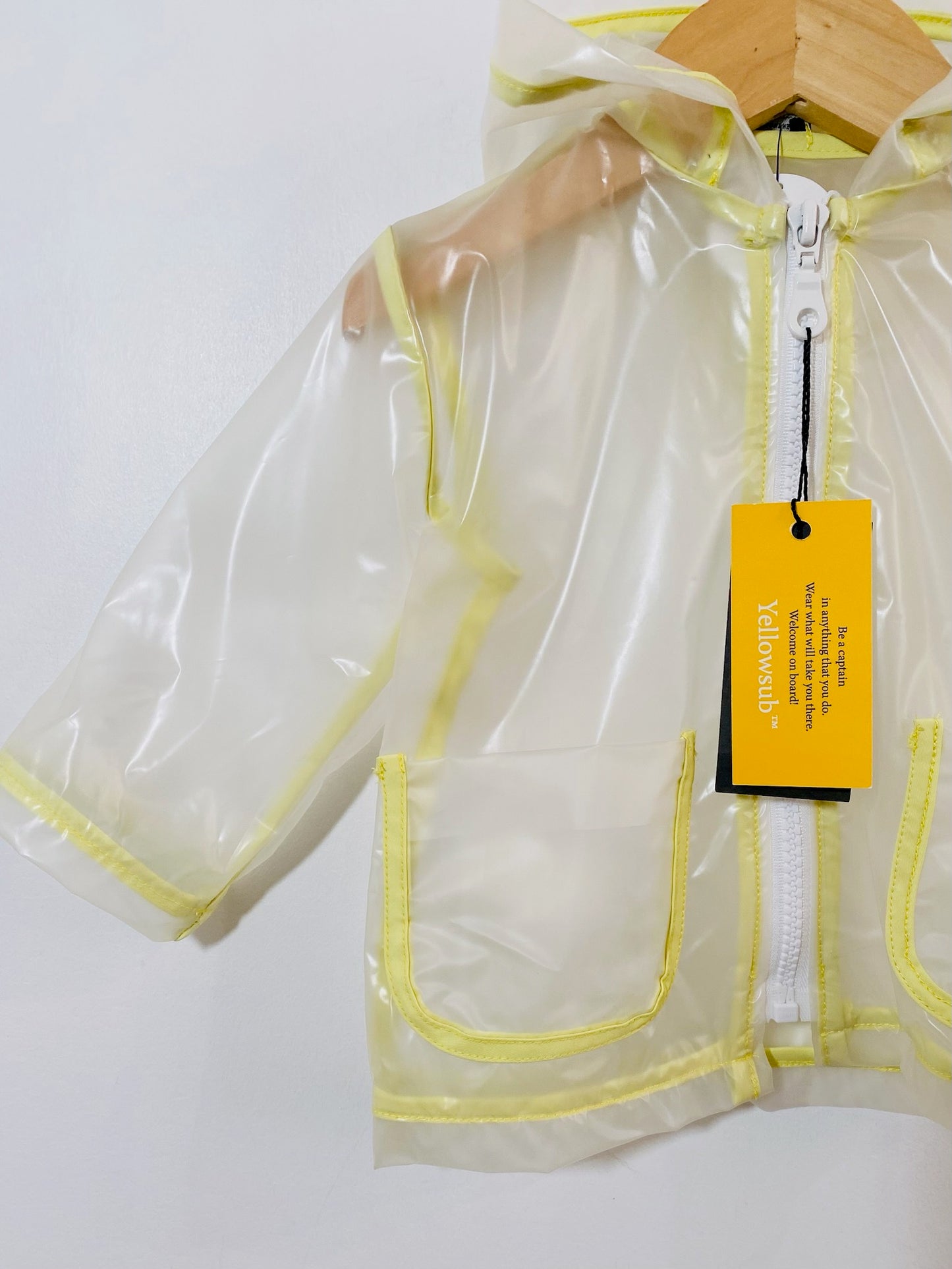 transparent raincoat / 3-6M