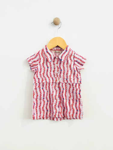 abstract shirt dress / 3m