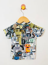 Load image into Gallery viewer, robot print t-shirt / 3M