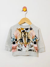 Load image into Gallery viewer, Molo kitty print shirt / 6M