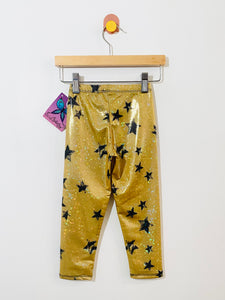 sparkle stars leggings / 4T