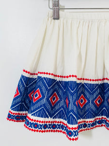 embroidered skirt / 6Y