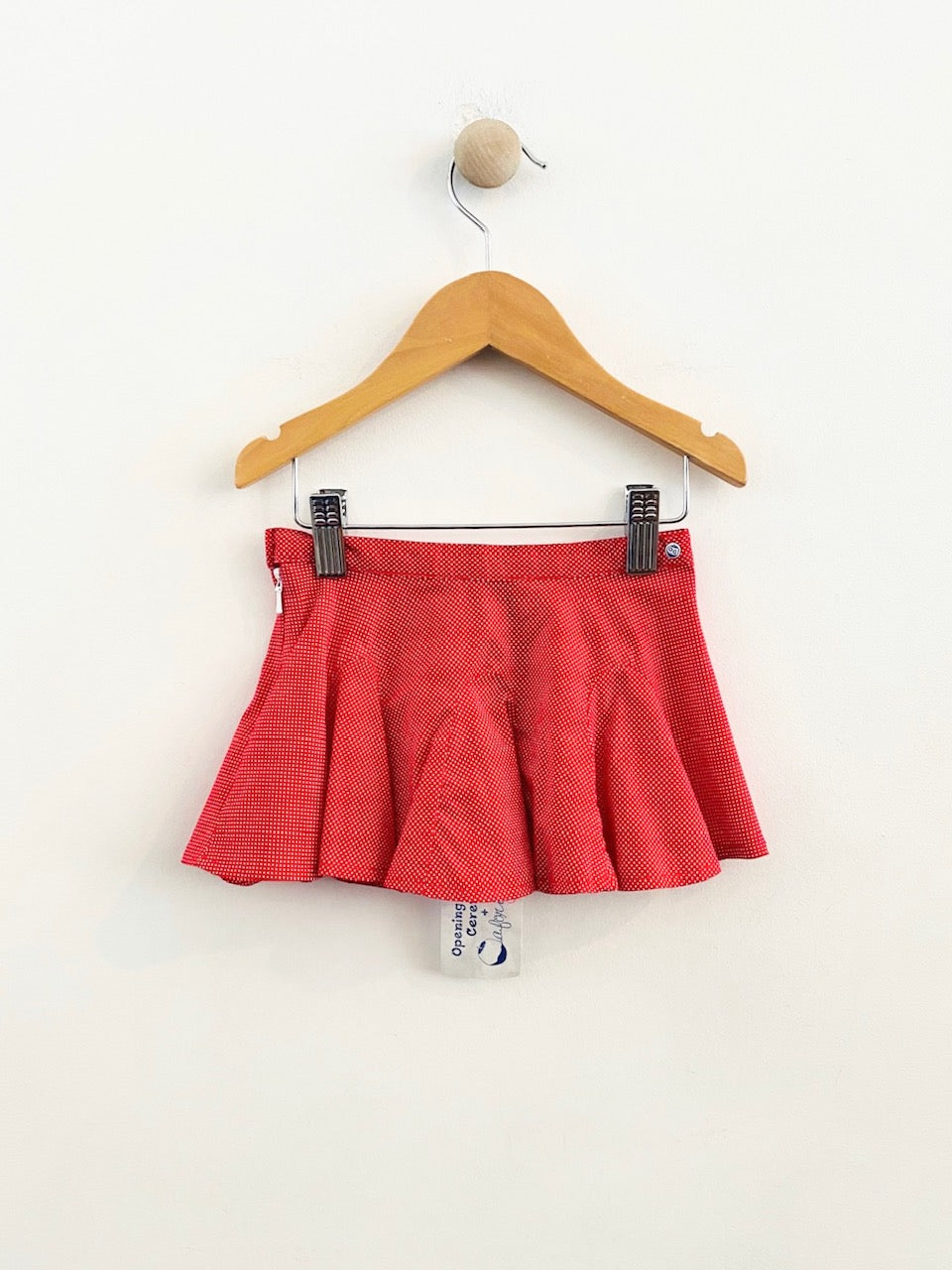 Dot Print Gored Skirt / 6m