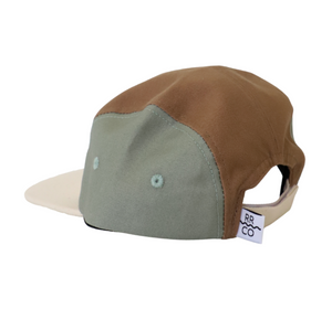 cotton five-panel hat - coastline