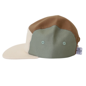 cotton five-panel hat - coastline