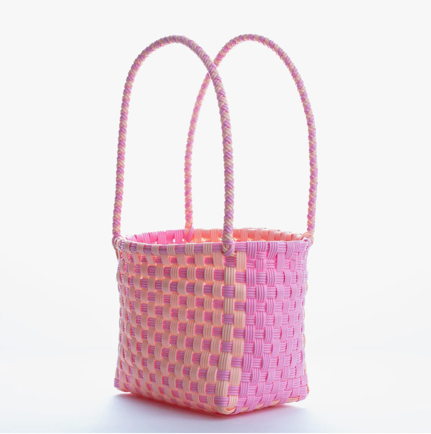 kid-size woven tote handmade in Mexico
