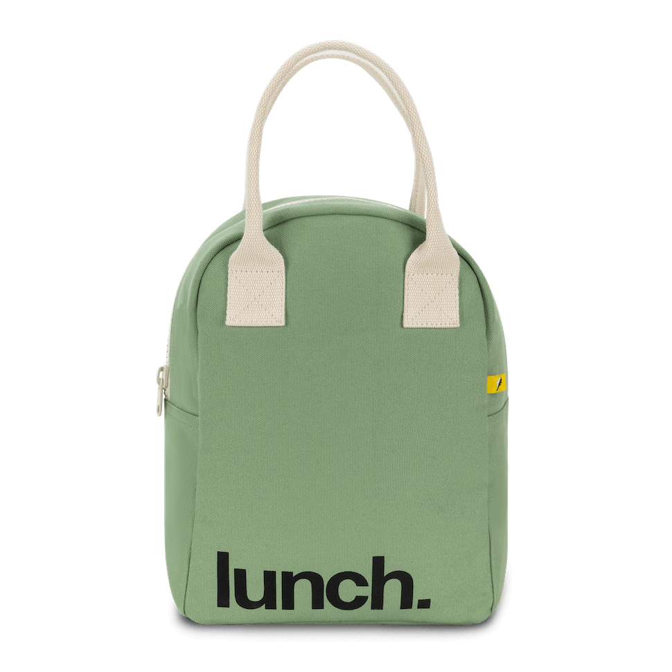 fluf organic lunch bag - moss