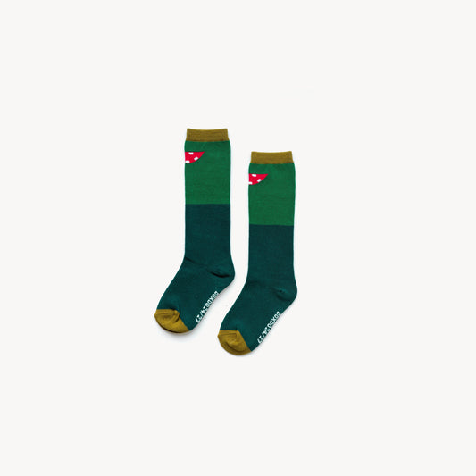 Knee High Socks : Monster Green
