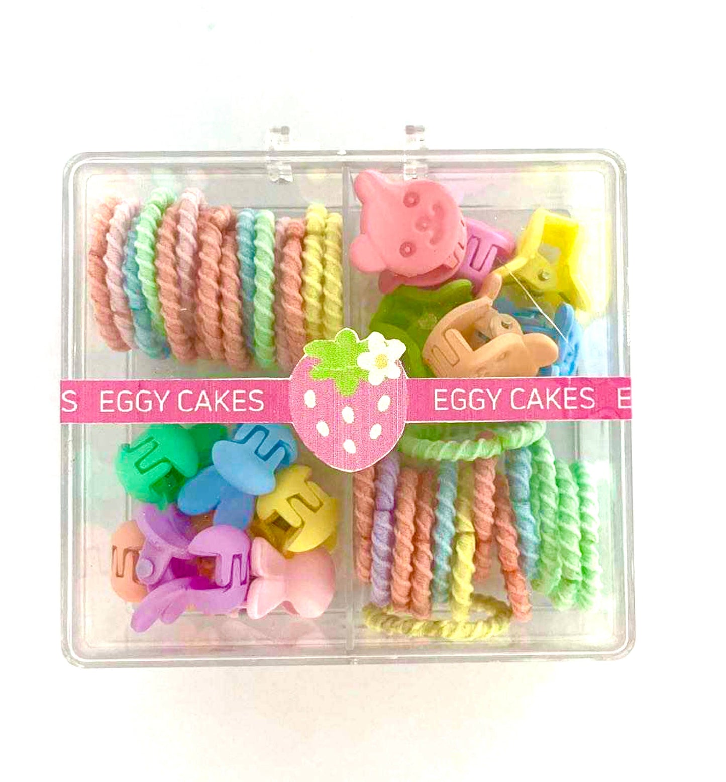 Bears & Bunnies Hair Claw & Tie Set