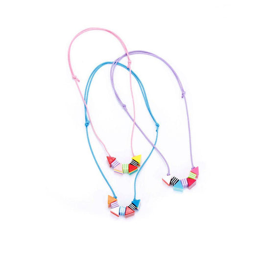 Kids geo shapes necklace - 3