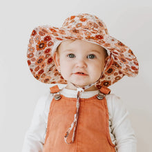 Load image into Gallery viewer, retro blooms sunhat