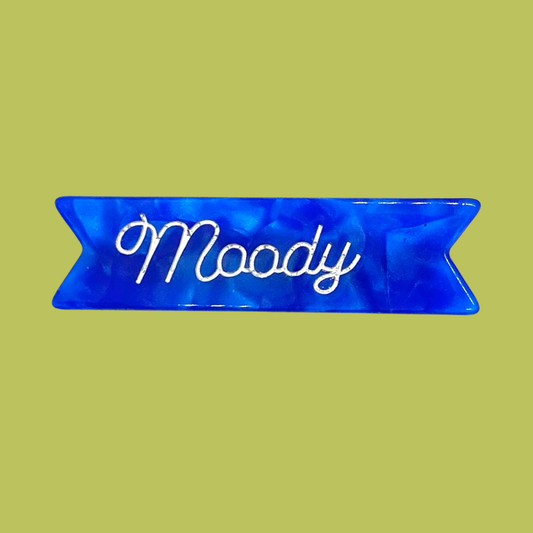 "moody" hair clip by Eugenia Kids