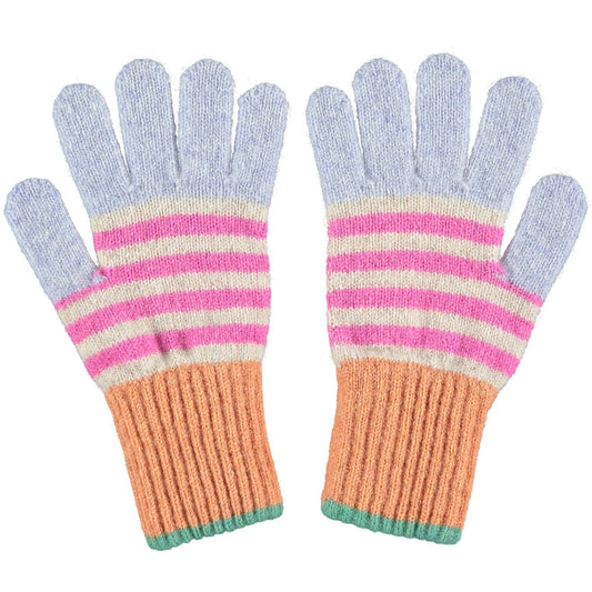 Kid's Lambswool Gloves - Peach
