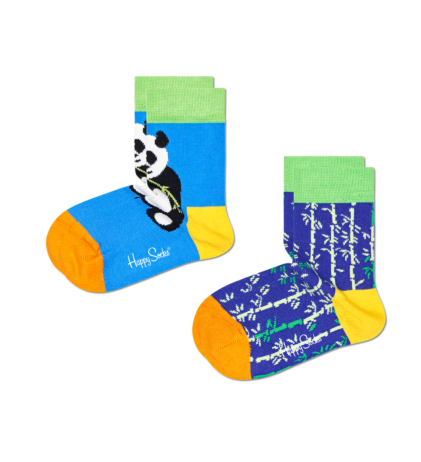 kids wild panda socks 2 pack by happy socks